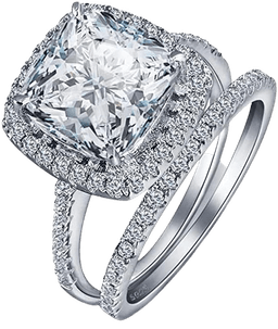 White Gold Plated Princess